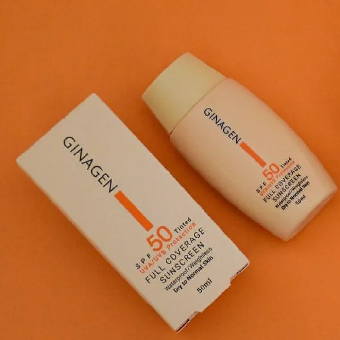 کرم ضدآفتاب ژیناژن سری dry to normal skin مدل 02، حجم 50 میلی‌لیتر - تصویر 3
