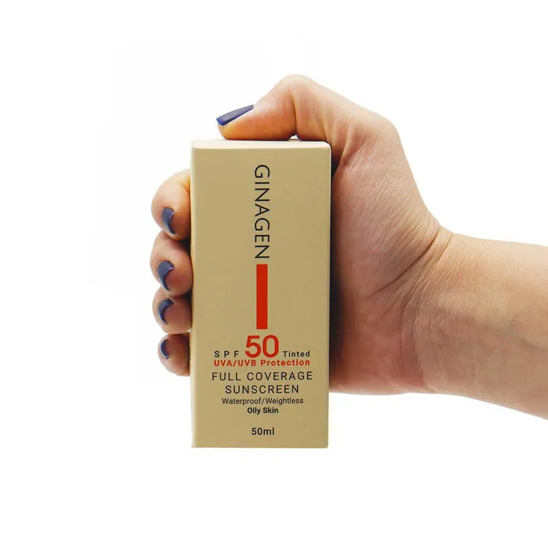 کرم ضدآفتاب رنگی ژیناژن مدل SPF50، مناسب پوست‌های چرب، حجم 50 میلی‌لیتر - تصویر 5