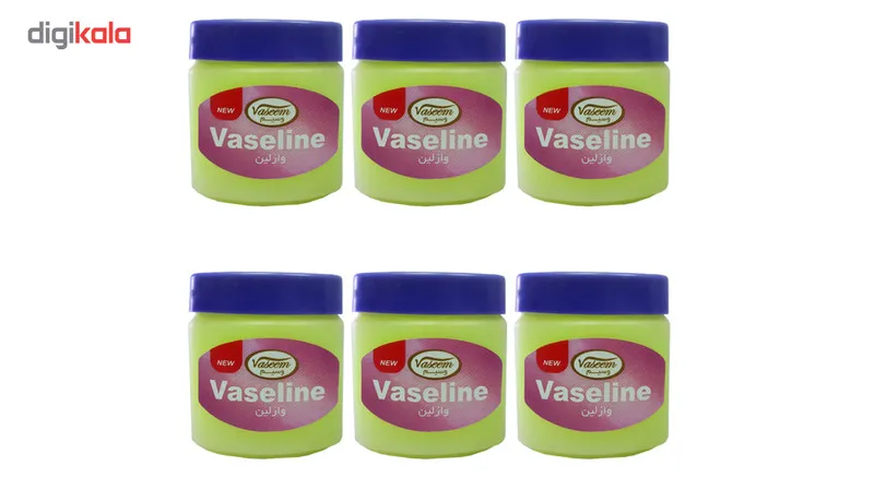 وازلین بدون اسانس Vaseem مجموعه 6 عددی - تصویر 2