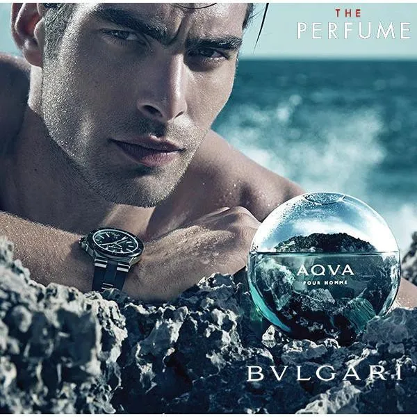 ادو تویلت مردانه بولگاری مدل Aqva Pour Homme Marine حجم 100 میلی لیتر - تصویر 2