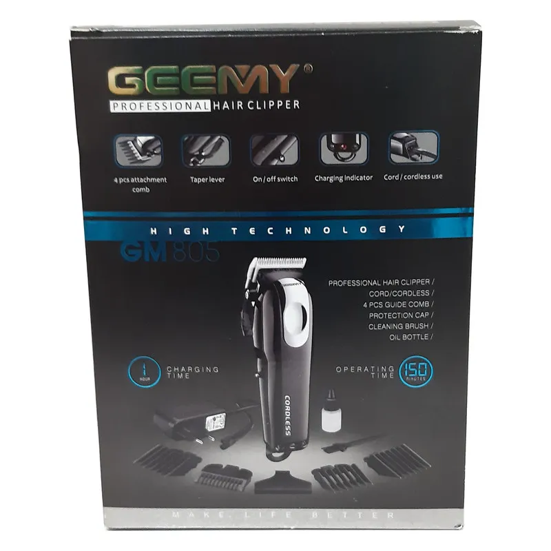 ماشین اصلاح موی سر و صورت جیمی مدل 805 CORDLESS GM - تصویر 5