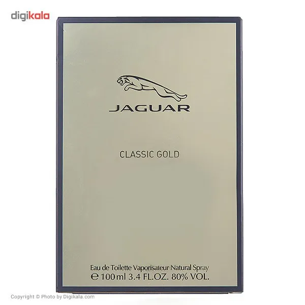 ادو تویلت مردانه جگوار مدل Classic Gold حجم 100 میلی لیتر - تصویر 3