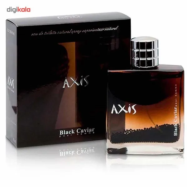 ادو تویلت مردانه اکسیس مدل Caviar Black حجم 90 میلی لیتر - تصویر 3