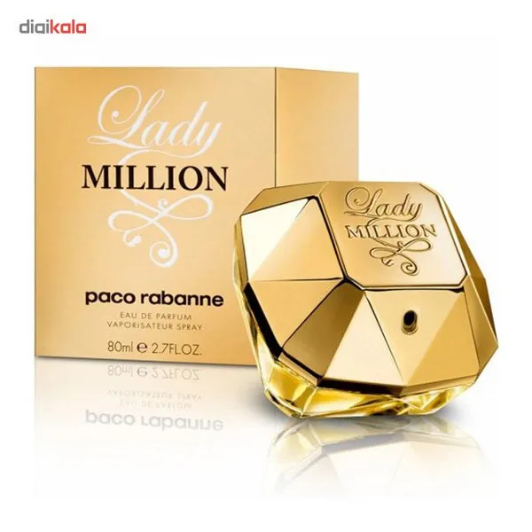 ادو پرفیوم زنانه پاکو رابان مدل Lady Million حجم 80 میلی لیتر - تصویر 2