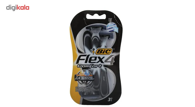 خود تراش بیک مدل Flex 4 Comfort بسته 3 عددی - تصویر 3