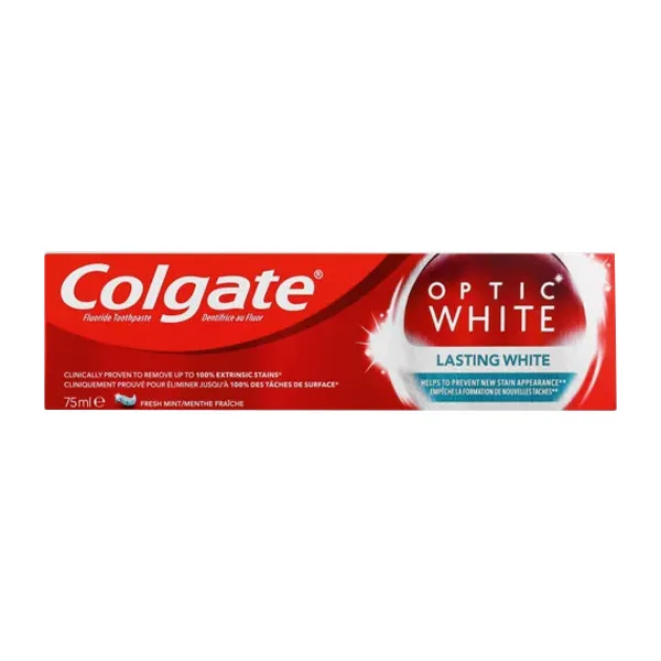 خمیر دندان کلگیت سری Optic white مدل Extrinsic حجم 75 میلی لیتر - تصویر 2