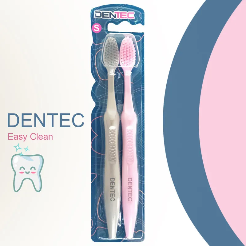 مسواک دن تک مدل Easy Clean با برس خیلی نرم مجموعه 2 عددی - تصویر 3