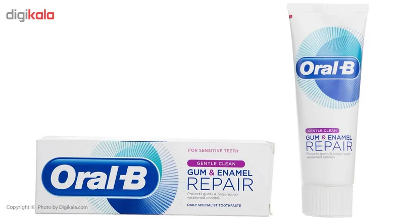 خمیر دندان اورال بی سری Gum And Enamel Repair مدل Gentle Clean حجم 75 میلی لیتر - تصویر 4
