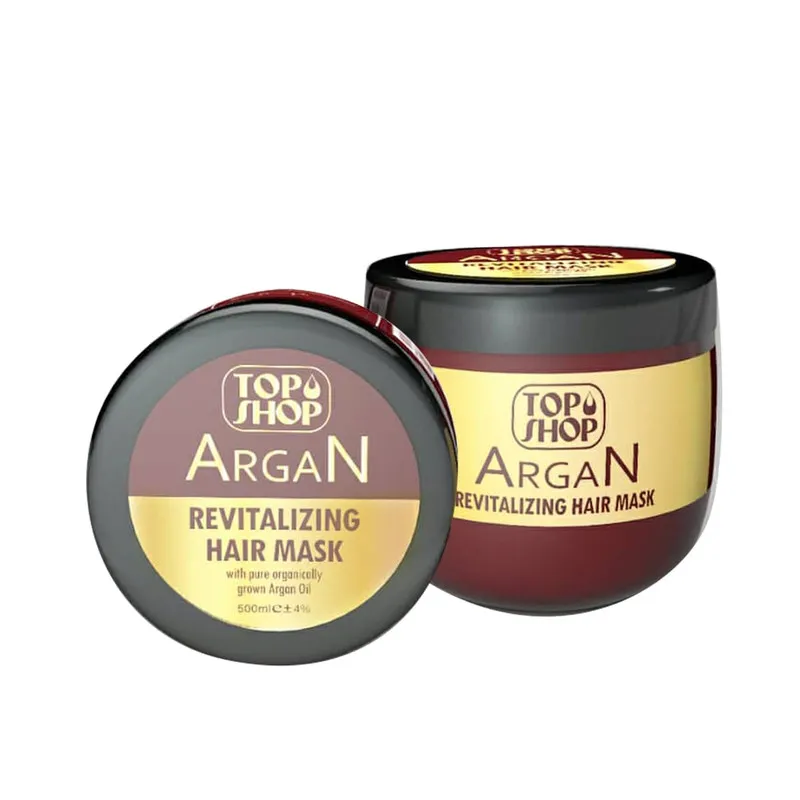 ماسک مو مغذی تاپ شاپ مدل روغن آرگان حجم 500 میلی لیتر - تصویر 3