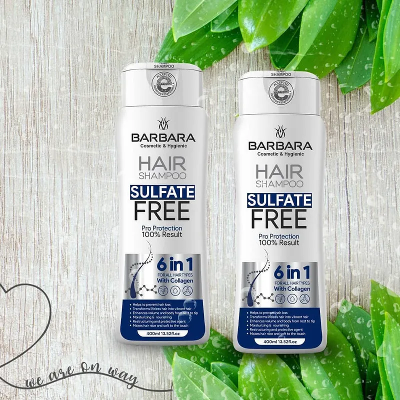 شامپو مو بدون سولفات باربارا مدل Pro Protection حجم 400 میلی لیتر - تصویر 5