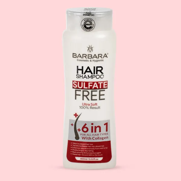 شامپو مو بدون سولفات باربارا مدل Ultra Soft حجم 400 میلی لیتر - تصویر 2