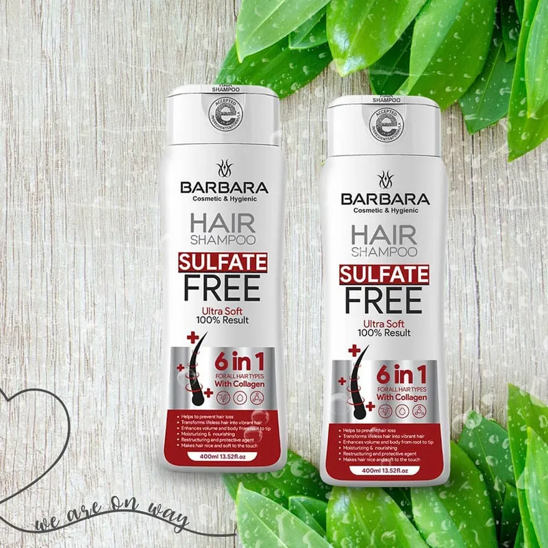 شامپو مو بدون سولفات باربارا مدل Ultra Soft حجم 400 میلی لیتر - تصویر 5