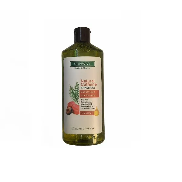 شامپو تقویت کننده مو سان وی مدل Natural Caffein حجم 300 میلی لیتر - تصویر 2