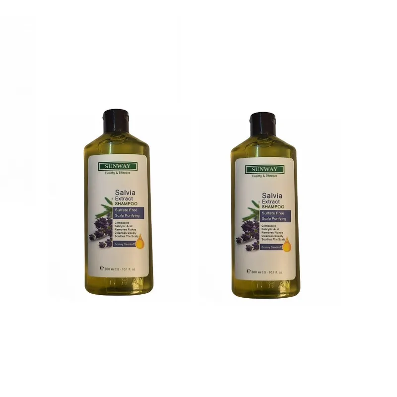 شامپو ضد شوره مو سان وی مدل Salvia Extract حجم 300 میلی لیتر - تصویر 2