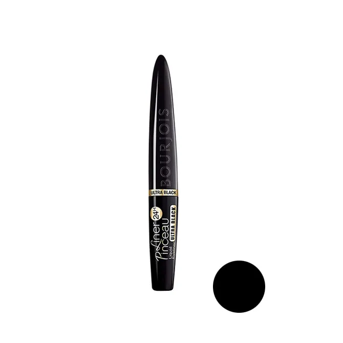خط چشم بورژوآ مدل ultra black 24h