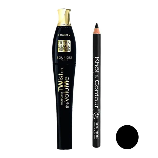 ریمل بورژوآ مدل twist up به همراه مداد چشم بورژوا مدل Khol & contour - تصویر 2