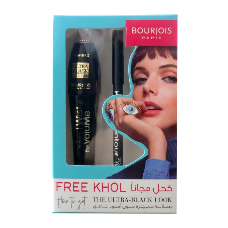 ریمل بورژوآ مدل twist up به همراه مداد چشم بورژوا مدل Khol & contour - تصویر 3