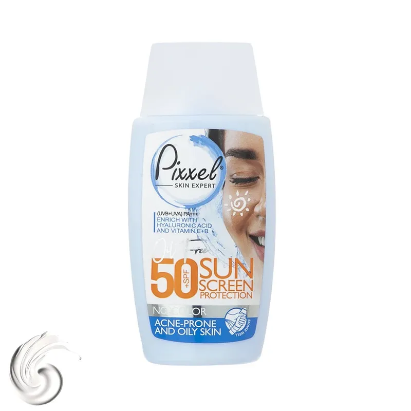 کرم ضدآفتاب بیرنگ پیکسل SPF50 مدل Oily Acne-Prone Skin، مناسب پوستهای چرب، حجم 50 میلیلیتر - تصویر 2