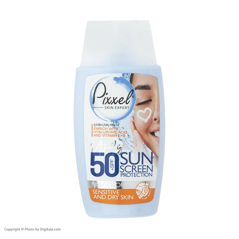 کرم ضدآفتاب بی‌رنگ پیکسل SPF50 مدل Sensitive، مناسب پوست‌های خشک و حساس، حجم 50 میلی‌لیتر - تصویر 6