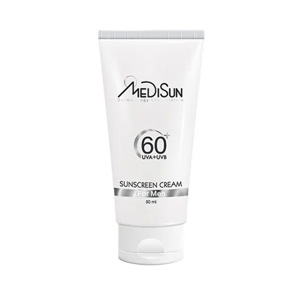 کرم ضد آفتاب بی رنگ آقایان مدیسان مدل SPF 60 مناسب انواع پوست حجم 50 میلی لیتر - تصویر 2