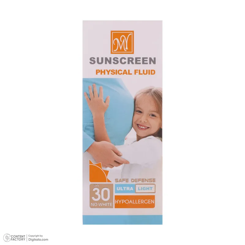 فلوئید ضدآفتاب بیرنگ مای +SPF30 مدل Physicall مناسب انوع پوست، حجم 50 میلیلیتر - تصویر 3