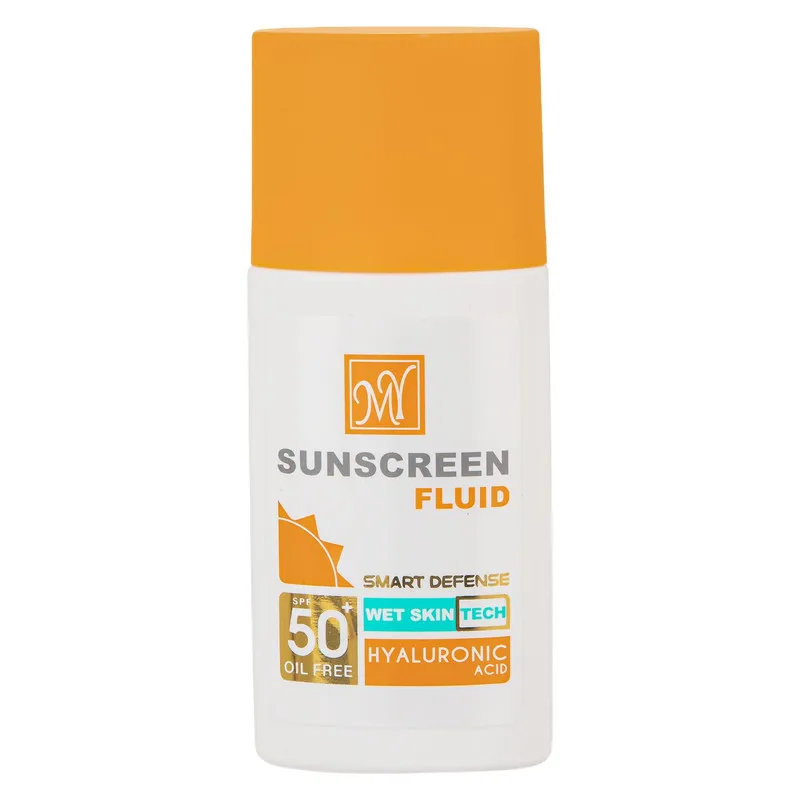 فلوئید ضدآفتاب بیرنگ مای SPF50 مدل Smart Defense مناسب انواع پوست، حجم 50 میلیلیتر