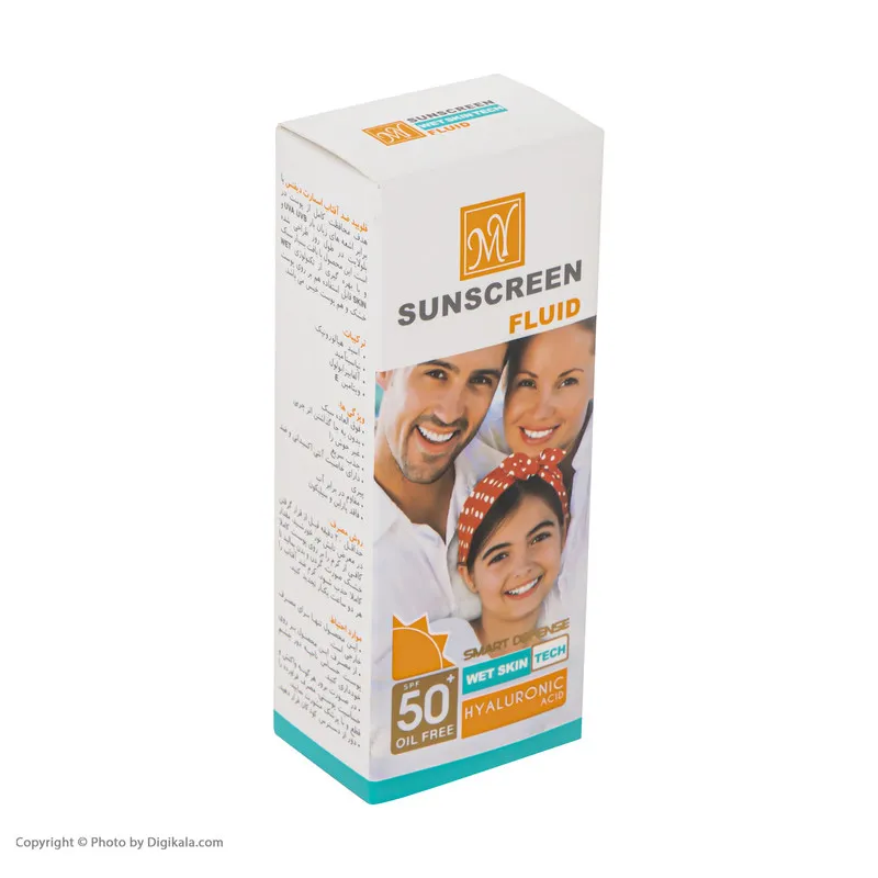 فلوئید ضدآفتاب بیرنگ مای SPF50 مدل Smart Defense مناسب انواع پوست، حجم 50 میلیلیتر - تصویر 3