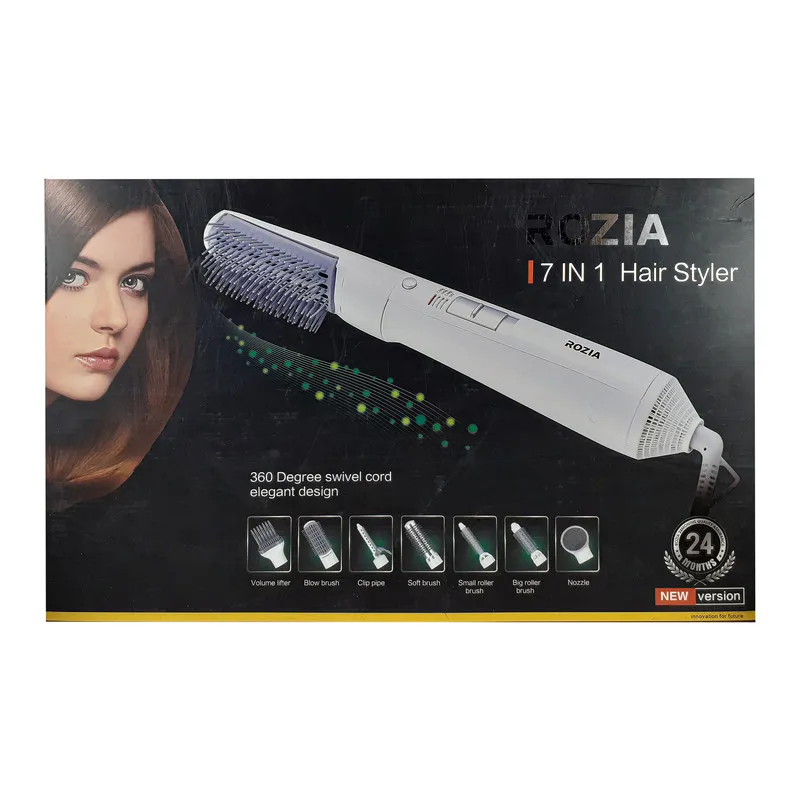 سشوار برس دار حالت دهنده روزیا مدل RZ-08110 - تصویر 2