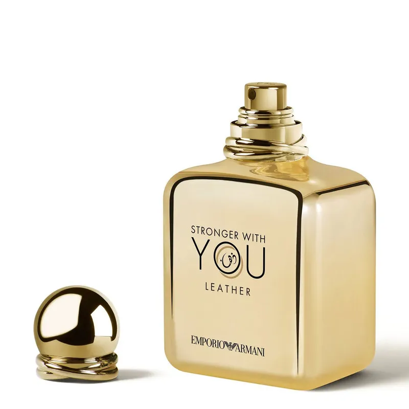 ادو پرفیوم مردانه امپریو آرمانی مدل Stronger With You Leather حجم 100 میلی لیتر - تصویر 4