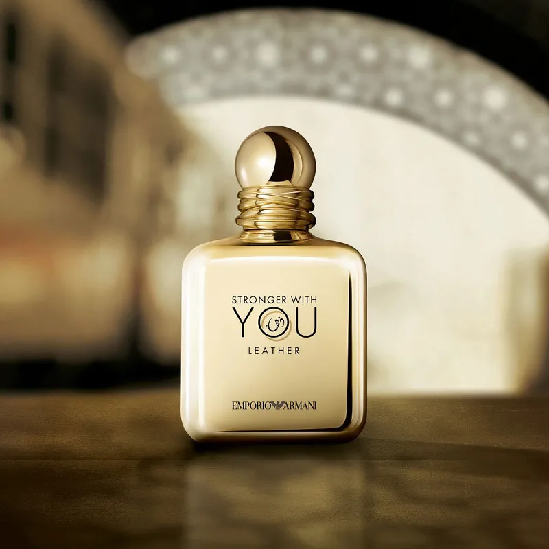 ادو پرفیوم مردانه امپریو آرمانی مدل Stronger With You Leather حجم 100 میلی لیتر - تصویر 6