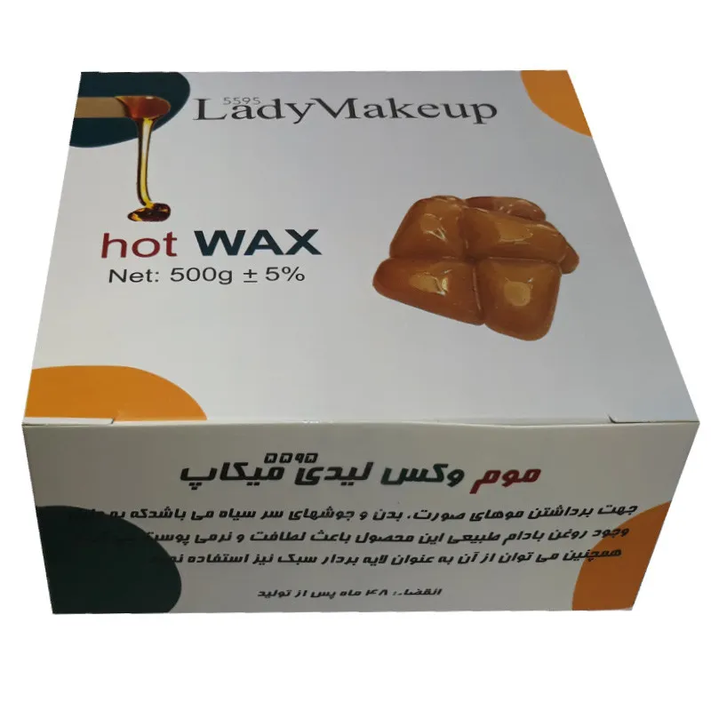 وکس موبر لیدی میکاپ مدل عسل و روغن بادام وزن 500 گرم بسته 12 عددی - تصویر 2