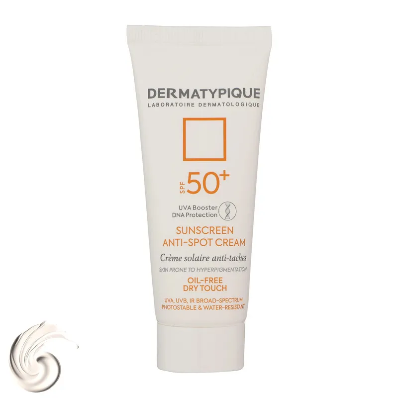 کرم ضدآفتاب بیرنگ درماتیپیک SPF50 مدل Anti spot مناسب انواع پوست، حجم 40 میلیلیتر - تصویر 2