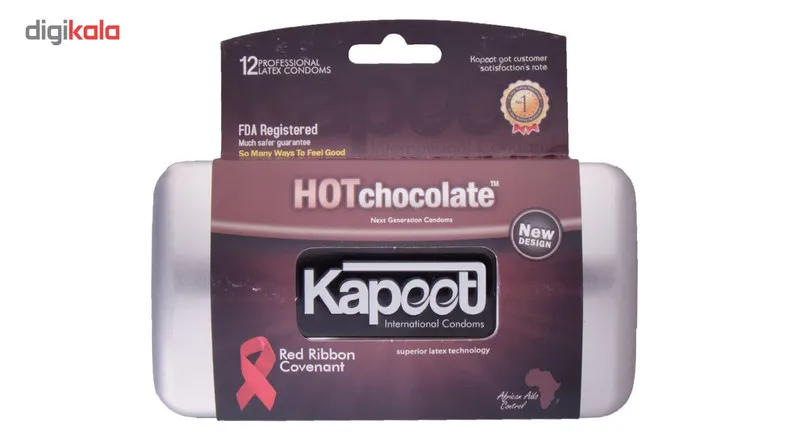 کاندوم کاپوت مدل Hot Chocolate بسته 12 عددی - تصویر 2