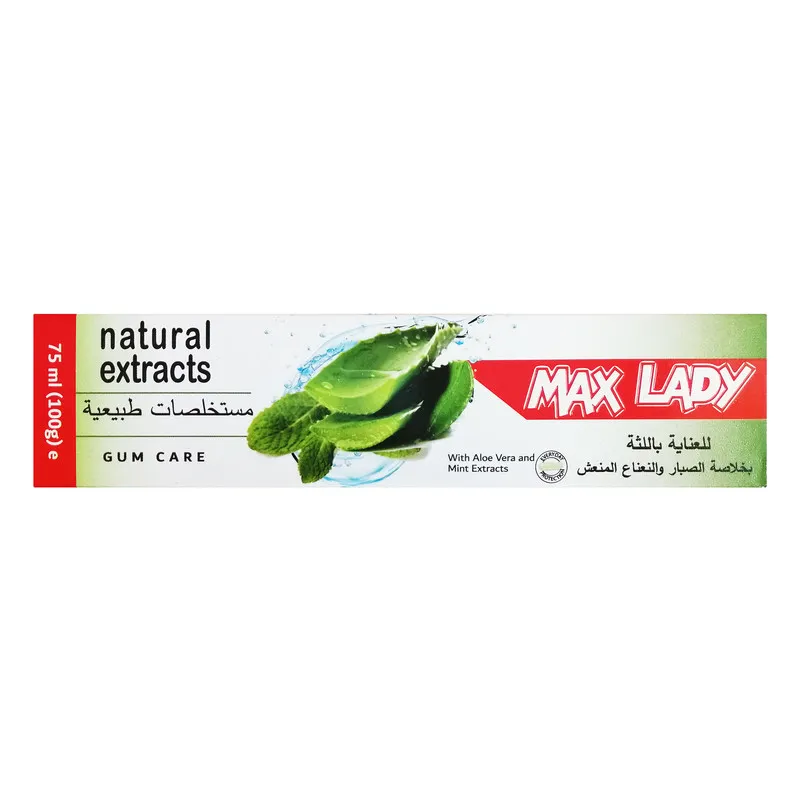 خمیر دندان مکس لیدی مدل Wait Aloe Vera& Mint حجم 100 میلی لیتر