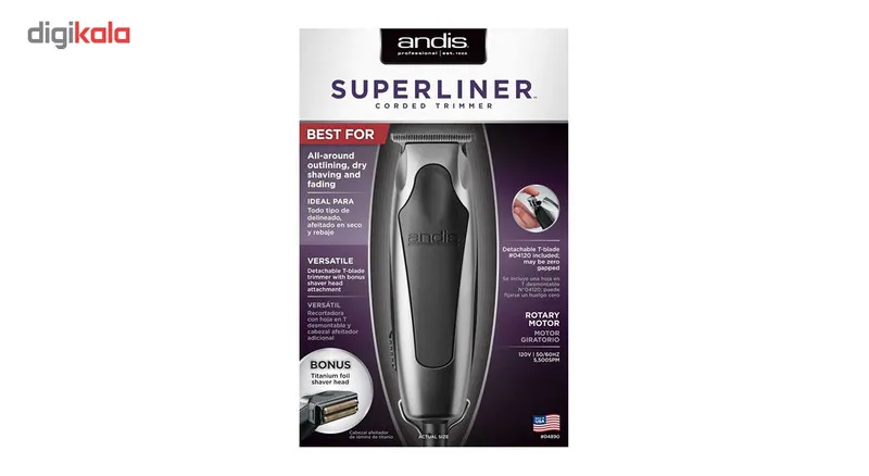 ماشین اصلاح سر اندیس مدل Andis Superliner Trimmer - تصویر 5