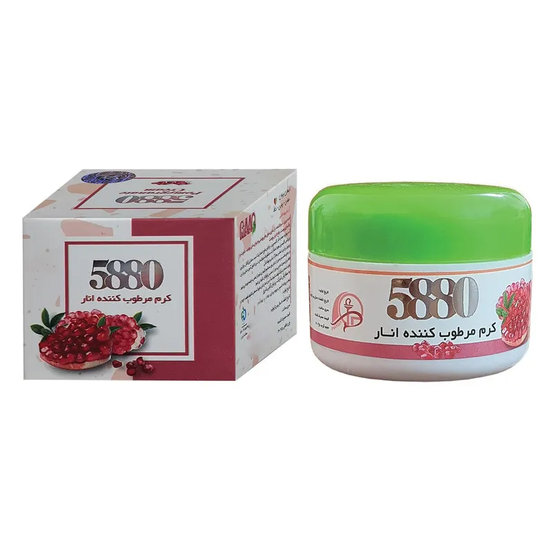 کرم مرطوب کننده پنجاه و هشت هشتاد مدل انار وزن 40 گرم - تصویر 2