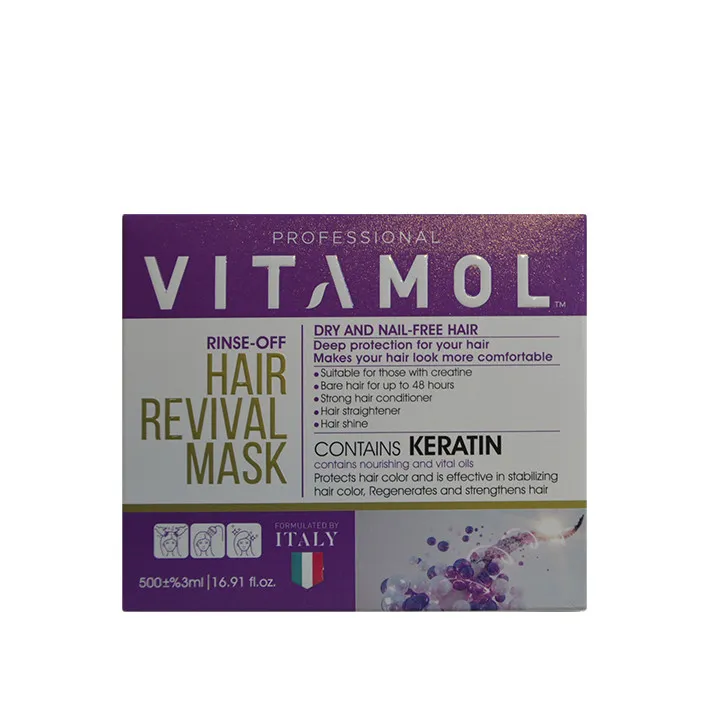 ماسک مو ویتامول مدل KERATIN حجم 500 میلی لیتر - تصویر 3