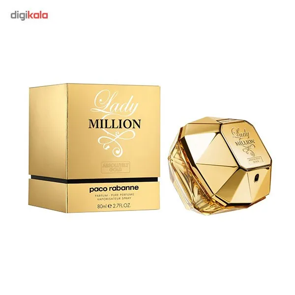 ادو پرفیوم زنانه پاکو رابان مدل Lady Million Absolutely Gold حجم 80 میلی لیتر - تصویر 3