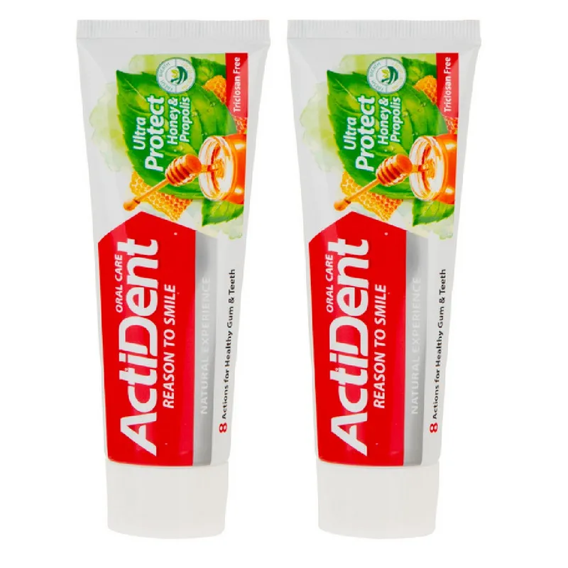  خمیر دندان اکتیدنت مدل AUltra Protect وزن 100 گرم مجموعه 2 عددی - تصویر 3