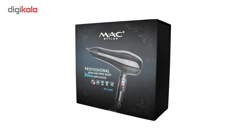 سشوار حرفه ای مک استایلر مدل MC - 6688 - تصویر 3