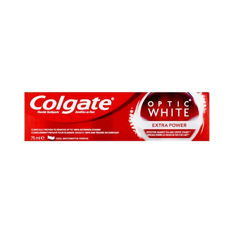 خمیر دندان کلگیت سری Optic White مدل SPARKLING WHITE و EXTRA POWER حجم 75 میلی لیتر - تصویر 2