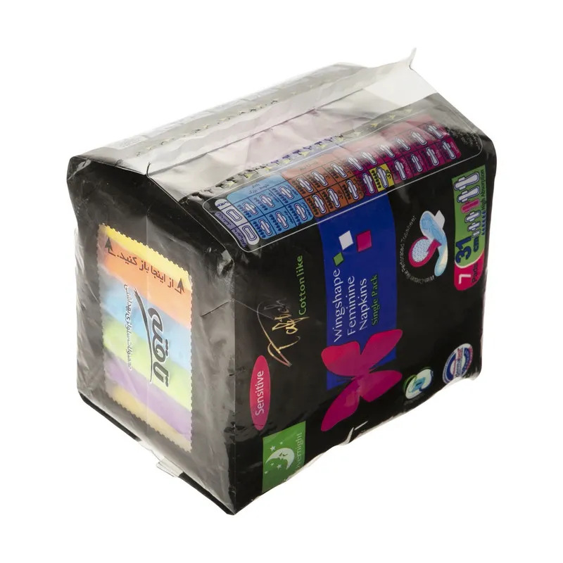 نوار بهداشتی تافته مدل Cotton like مجموعه 3 عددی - تصویر 2
