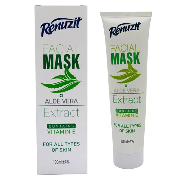 ماسک صورت رینوزیت مدل آلوئه ورا حجم 100 میلی لیتر مجموعه 2 عددی - تصویر 2