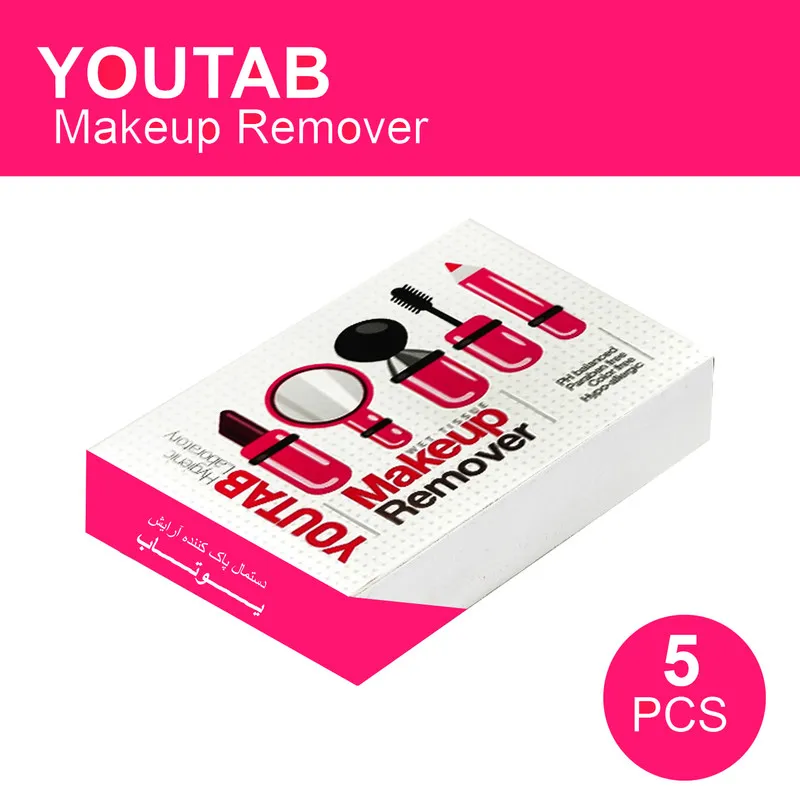 دستمال پاک کننده آرایش صورت یوتاب مدل Makeup R6 مجموعه 6 عددی - تصویر 2