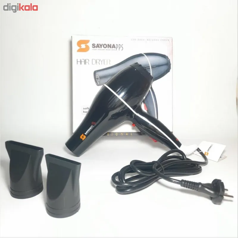 سشوار حرفه ای سایونا مدل SY-300GOLD - تصویر 5