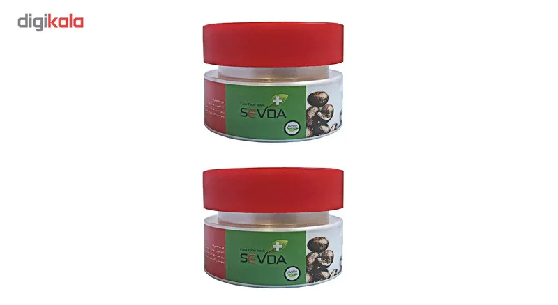 ماسک قهوه صورت سودا مدل حجم 125 گرم مجموعه 2 عددی - تصویر 2