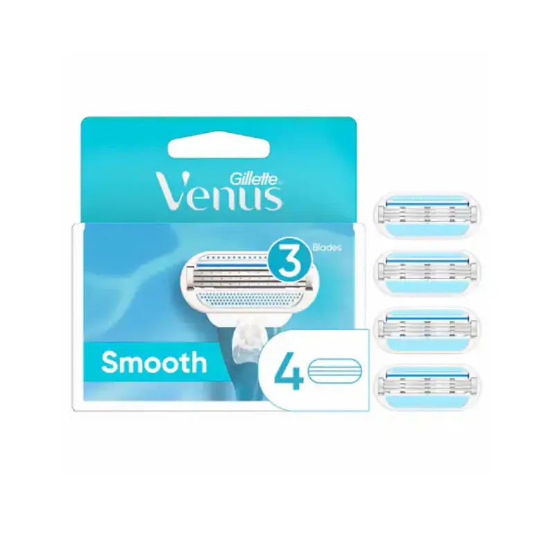 تیغ یدک ژیلت مدل Venus Smooth بسته 4 عددی - تصویر 3