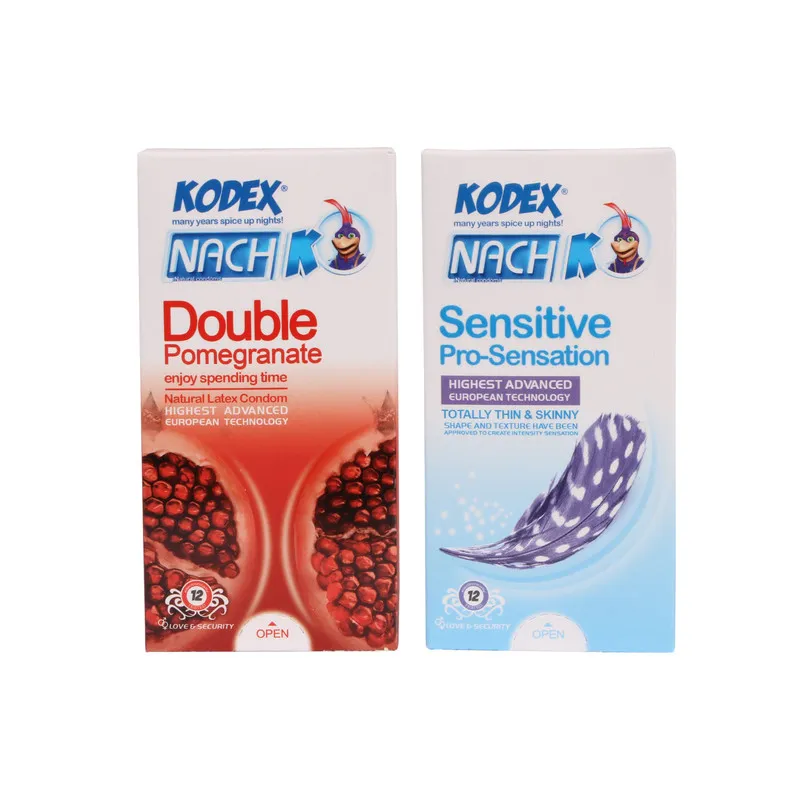 کاندوم ناچ کدکس مدل Double Pomegranate بسته 12 عددی به همراه کاندوم ناچ کدکس مدلSensitive Pro بسته 12 عددی - تصویر 2