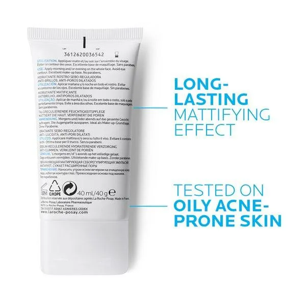 کرم آبرسان لاروش پوزای مدل EFFACLAR MAT حجم 40 میلی لیتر - تصویر 2
