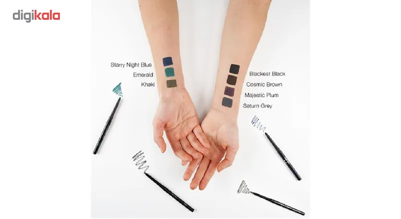 مداد چشم آون مدل True Color Glimmerstick Diamonds Eyeliner رنگ Black Ice - تصویر 3